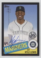 2020 Topps 1985 Topps Baseball Auto Black 82/199 Kyle Lewis #85A-KL Auto 6ki