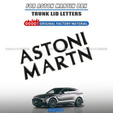 1pc For Aston Martin Dbx Script Badge Rear Emblem Glossy Black My83-001b40-da 1pc For Aston Martin Dbx Script Badge Rear Emblem Glossy Black My83-001b40-da