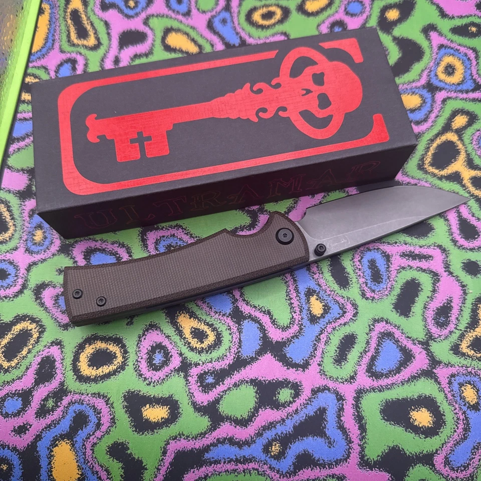 Chaves Liberation 229 Frame Lock Green Micarta BHQ /Whatnot Exclusive - Image 4 of 4