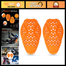 CE Level 2 Motorcycle Armor Inserts - Protective Jacket Pads for Shoulders  Elb