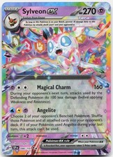 Sylveon ex 086/191 Holo Doppio Raro Pacchetto Premio Serie Carte Pokemon Near Mint