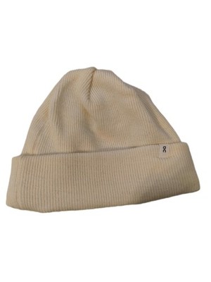 ON Herren Mütze Creme 100% Wolle Beanie