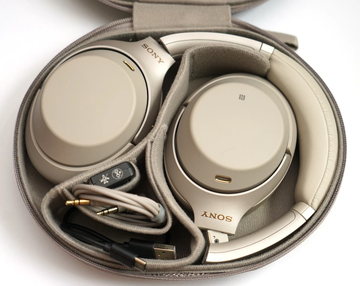 Sony WH-1000XM3 银色耳机| eBay