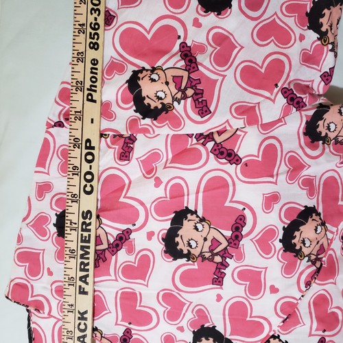 Betty Boop Pink Hearts Nurse Uniform Scrubs Top Women's Size 1X Excellent - Picture 4 of 6