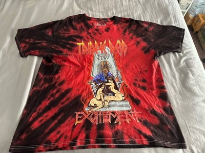 Trippie Redd Excitement Red Black Tie Dye Graphic Men's XXL Short Sleeve T-Shirt