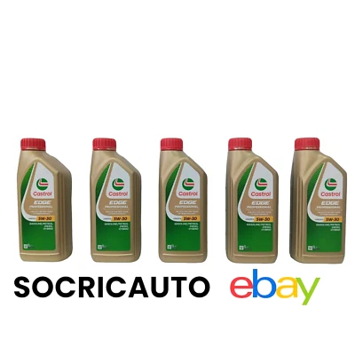 5 Litri Olio Motore Castrol Edge Professional Longlife III 5w30 504 00/507 00 C3