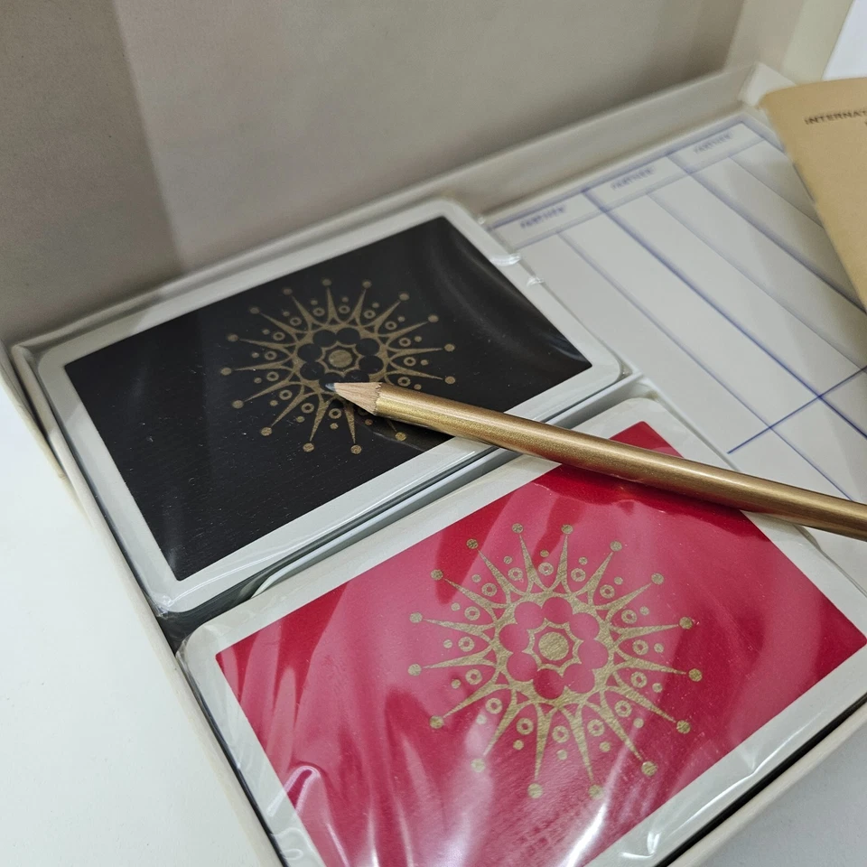 Vintage Waddingtons Bridge International Card Game 1963 Brand NEW Cards Sealed! - Image 3 of 4