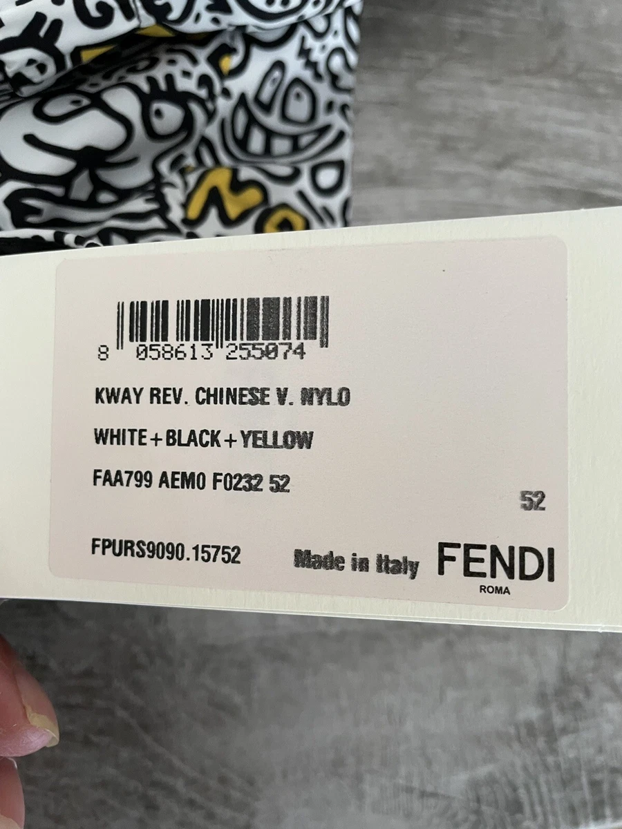 Fendi K way men Sz Large Hearts Hooded Windbreaker eBay