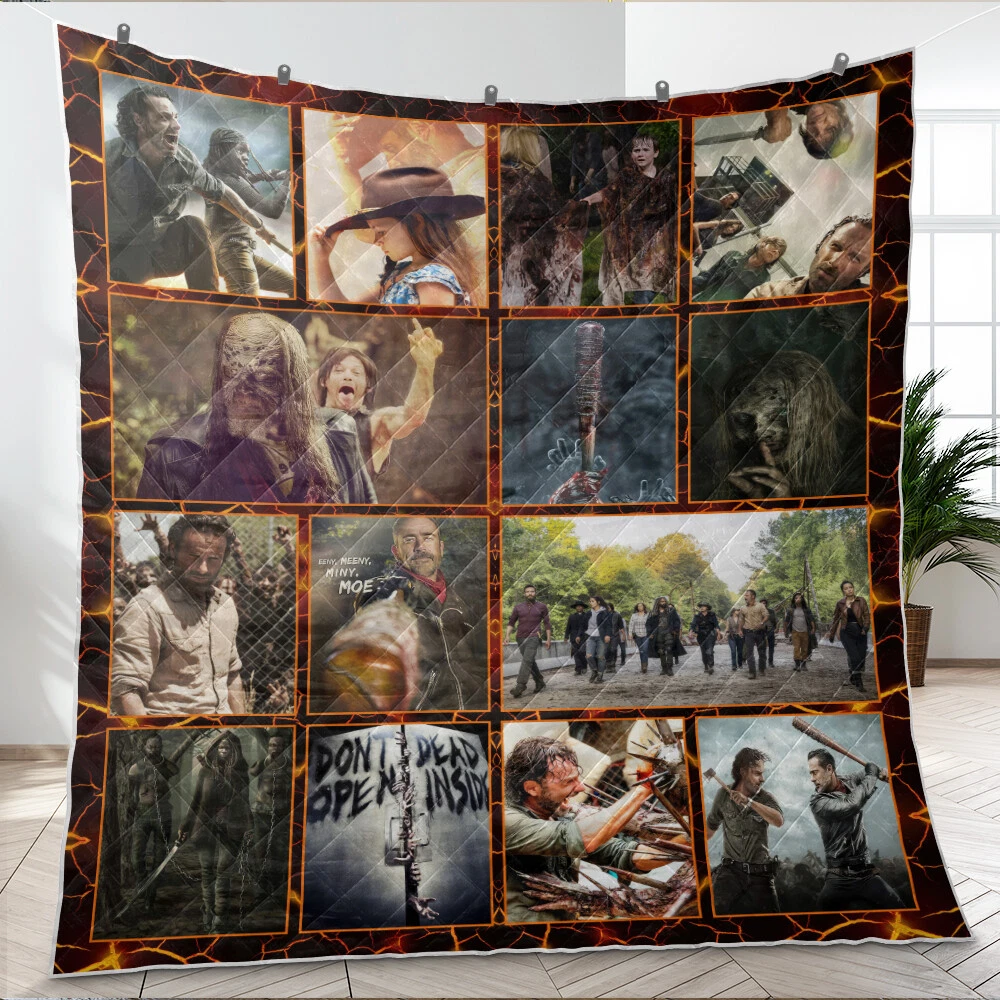 The Walking D Quilts, Zombie Apocalypse Quilts Blanket