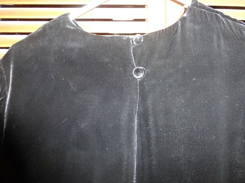 NWT Vintage AKA EDDIE Bauer LONG SLEEVE Black VELVET Dress Size 10 $125 LINED - Picture 5 of 8