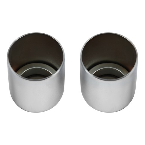2x Chrome Docking Hardware Point Cover Kit For Harley Softail Dyna Touring Glide - Picture 7 of 14