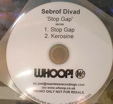 SEBROF DIVAD "STOP GAP / KEROSINE" RARE 2007 PROMO CD, AS MAILED BY SEAMLESS