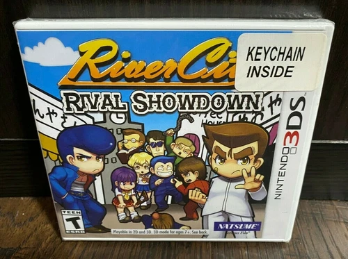 River City Rival Showdown [ Bonus Edition W/ Keychain ] (3DS) NEW Riki Limited