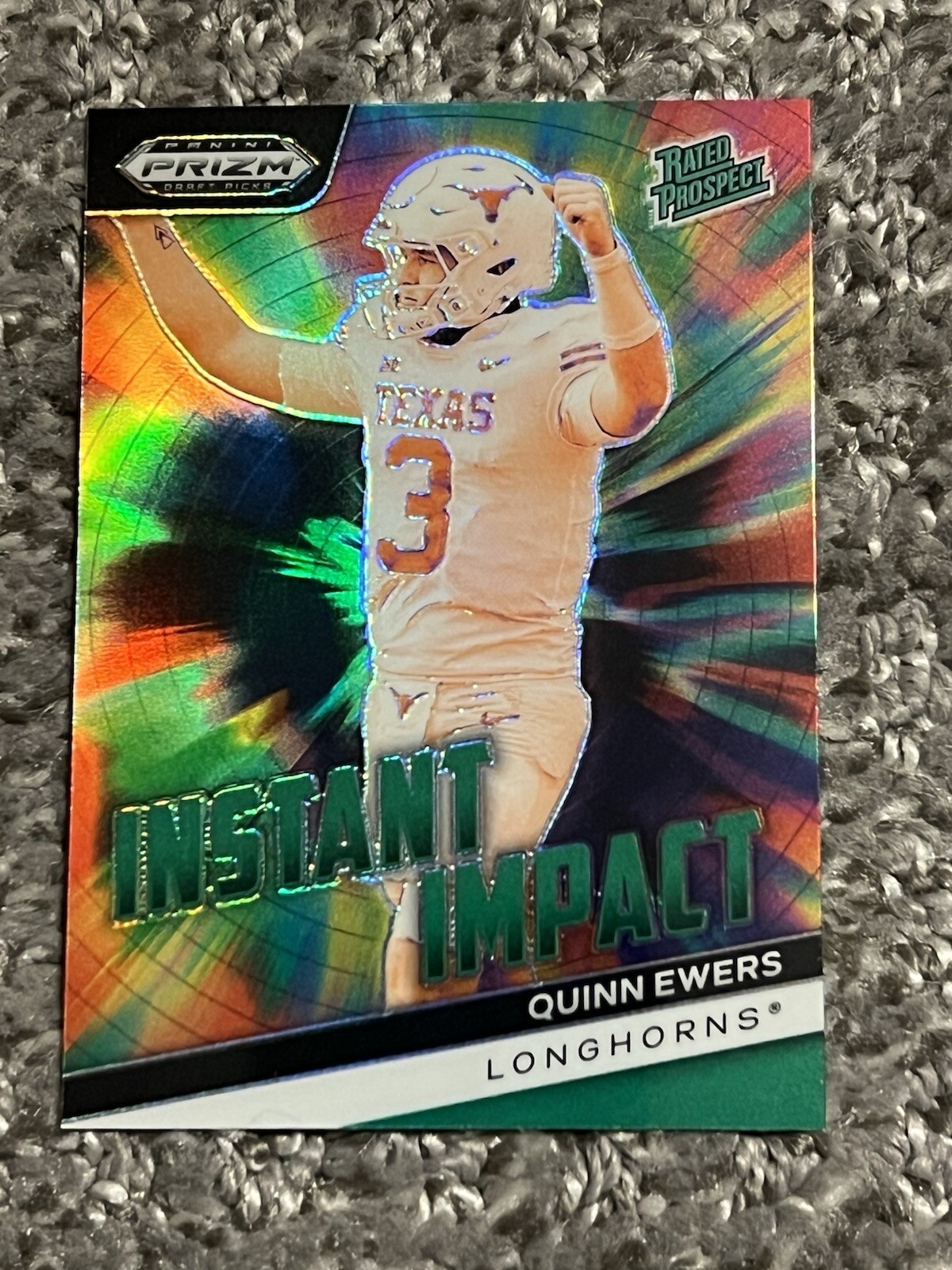 2024 Prizm Draft Picks Quinn Ewers Rated Prospect Instant Impact Green Prizm