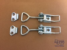 2 Over Centre Catches Fastener MEDIUM NON LOCKING OJOP Trailers Truck Horsebox 