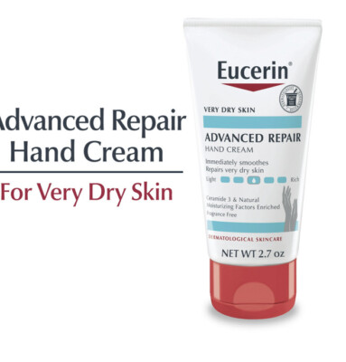 Eucerin Advanced Repair Hand Cream - 2.7 fl oz Immediately Smoothes Repairs Dry