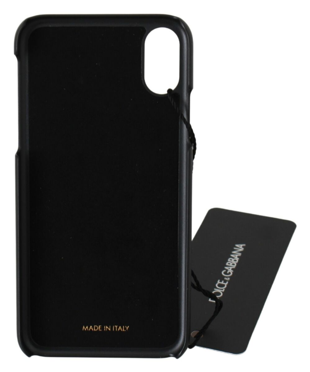 DOLCE & GABBANA Phone Case Cover Skin Black Leather White DOLCE & GABBANA Phone Case Cover Skin Black Leather White