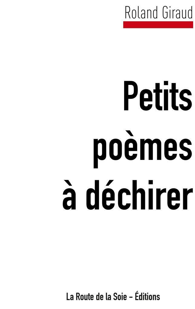 Thumbnail - Petits Poèmes À Déchirer | Roland Giraud | Französisch