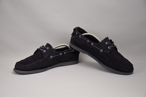 Armani Jeans 2 Eye Classic Lug Boat Shoe Men's Loafers Suede US 11 UK 10 EU 44 - Picture 5 of 11
