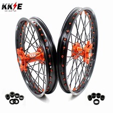 Kke 2119 Wheels Rims For Ktm Sx Sx-f Xc Sxf 125-530cc 2003-2026 Orange Hubs Kke 2119 Wheels Rims For Ktm Sx Sx-f Xc Sxf 125-530cc 2003-2026 Orange Hubs
