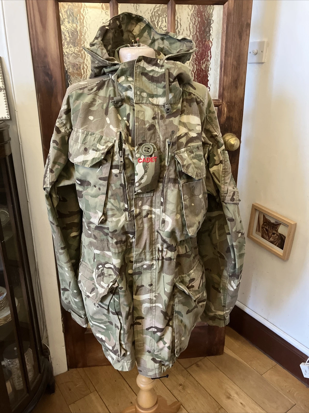 ARMY JACKET RANK SLIDE CADET BTP MTP CAMO