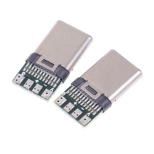 5/10Pcs USB 3.1 Type C Male DIY Solder Cable Plug Connector Socket PC BoardJ S^3 - Photo 5 sur 14