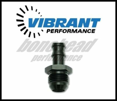 Vibrant Performance 11208 -8AN to 1/2 Barb Straight Fitting - AL