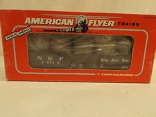 S gauge American Flyer 48510 NKP gondola with canisters, NIB