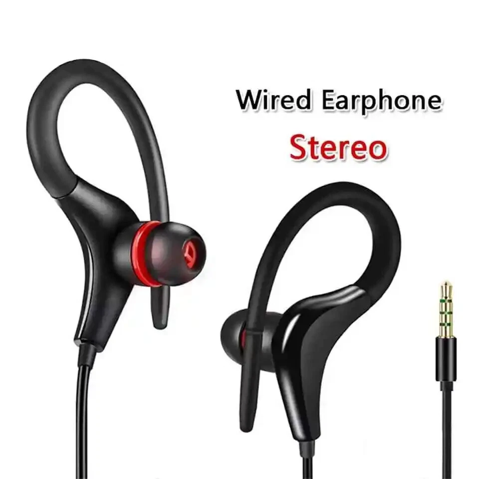 MARKENLOS Bass Kopfhörer Ohr Haken Sport Kopfhörer Ohrhörer Headset Headphone Earphone