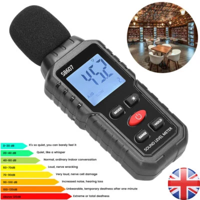Digital Sound Level Meter 30~130dB Professional Sound Noise Level Decibel Meter