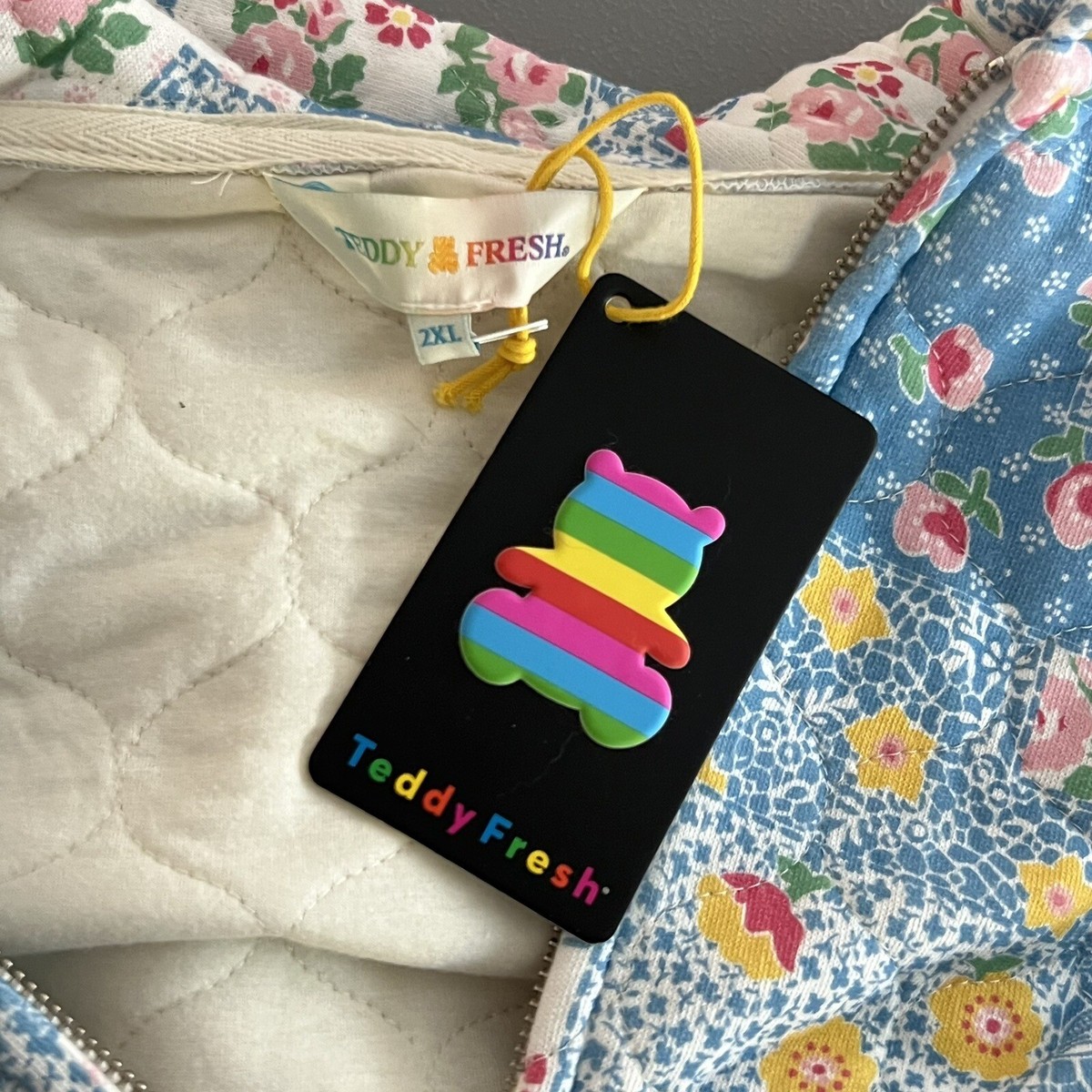 ［新品］TEDDY FRESH Tapestry Half Zip Jacket $_12.JPG?set_id=880000500F