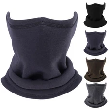 Winter Neck Warmer Gaiter Windproof Ski Face Mask Fleece Scarf for Cold Weather