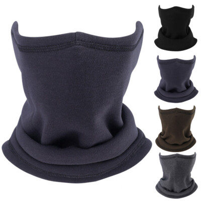 Winter Neck Warmer Gaiter Windproof Ski Face Mask Fleece Scarf for Cold Weather