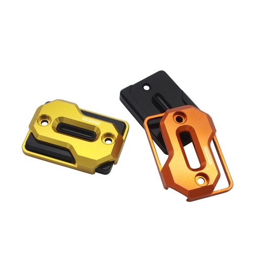2Pcs Brake Clutch Pump Fluid Reservoir Oil Cups Cover For Honda CBR150 250 300 - Picture 3 of 17