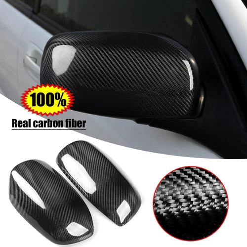 New Real Carbon Fiber Mirror Cover for 2004 2005 2006 2007 Subaru Impreza WRX
