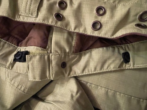 OBERMEYER SKI SNOW PANTS BAILEY ADJ WAIST LEG LIFTS Juniors GIRL'S 18 Green - Picture 12 of 14