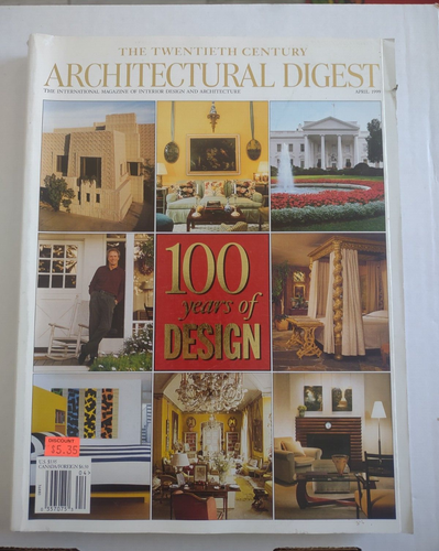 Architectural Digest Magazine: April 1999 100 Years Of Design - 第 1/1 張圖片