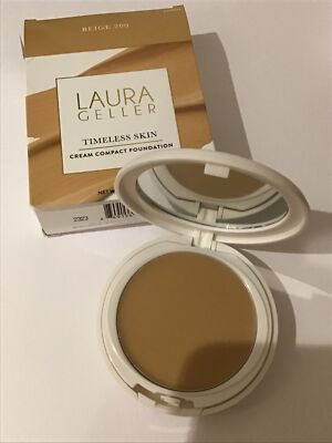 LAURA GELLER ZEITLOSE CREME FOUNDATION KOMPAKTER FARBTON BEIGE 12 GRAMM - VERPACKT