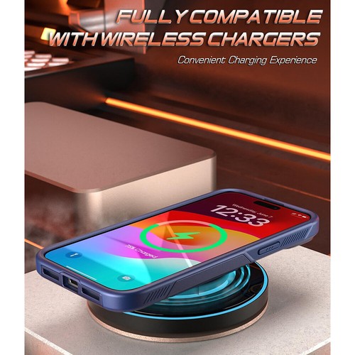 Poetic Neon LightWeight Slim Case For iPhone 15 Tough Rugged Cover Navy Blue - 第 4/6 張圖片