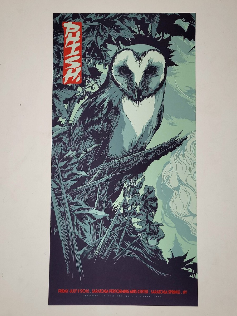 Phish Poster SPAC 7/1 2016 NUM x/1000 SHOW EDITION Print Ken