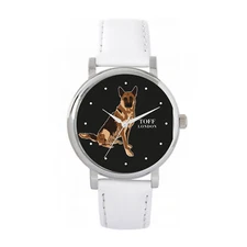 Toff London TLWS-21699 Ladies Brown German Shepherd Dog Watch