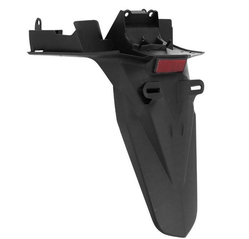Support de plaque moto pour Yamaha N-MAX 125 2015-2020 noir en aluminium