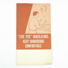 The Stratfield Co. "Lite Tite" Darkroom Ventilators - Vintage Brochure Pamphlet