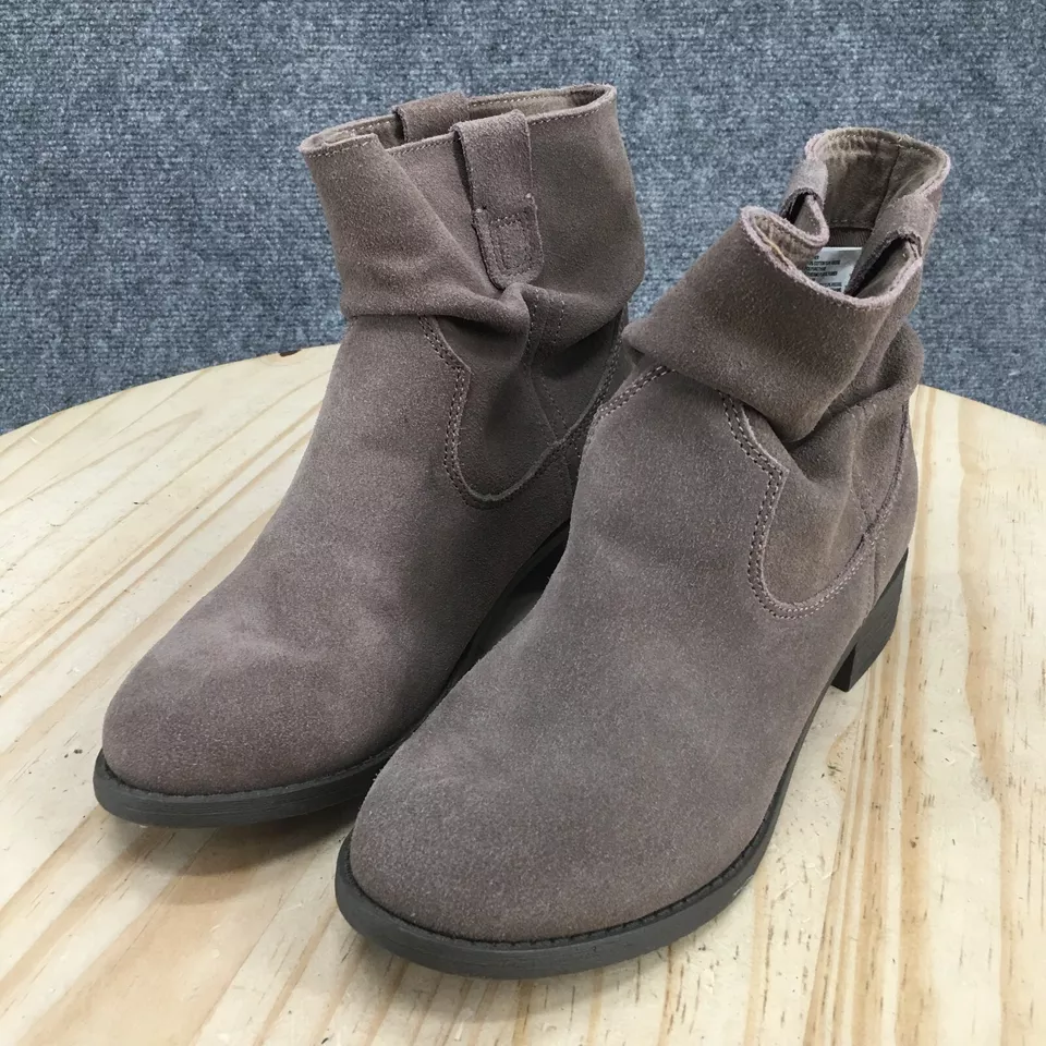 Botas American Eagle Outfitters para mujer 7 M botín tobillo topo imitación gamuza Foto 3 de 4