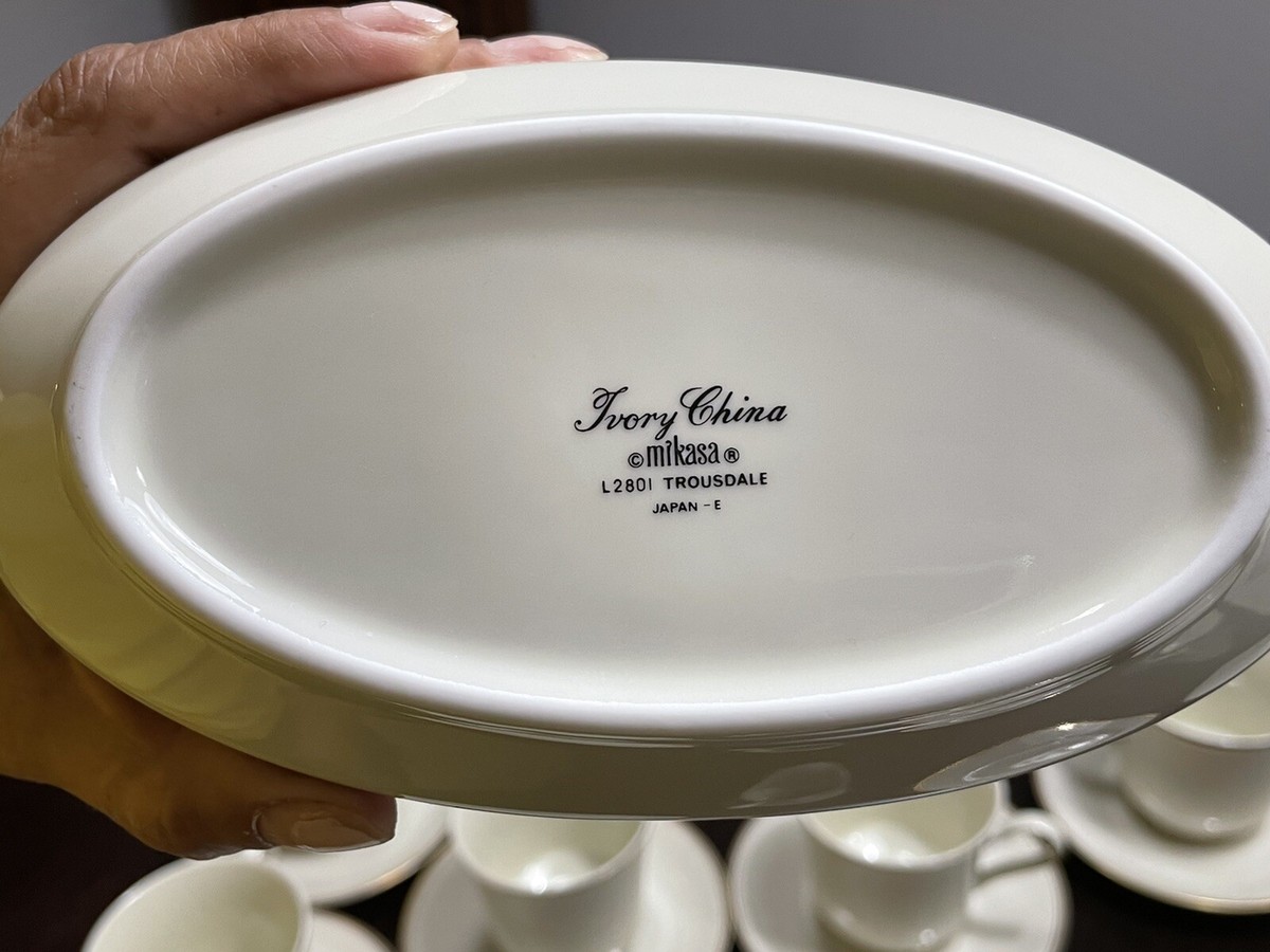 Mikasa Ivory China Trousdale dinnerware set service for 8 | eBay