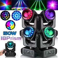 18Prism Gobo Beam Stage 150W LED Moving Head Lights Spot Light DMX DJ Disco New
