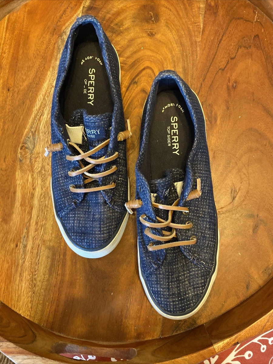 Denim cheap sperry topsiders