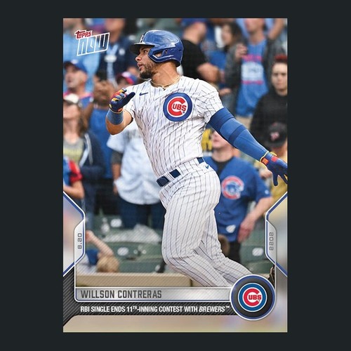 2022 Topps Now 747 Willson Contreras