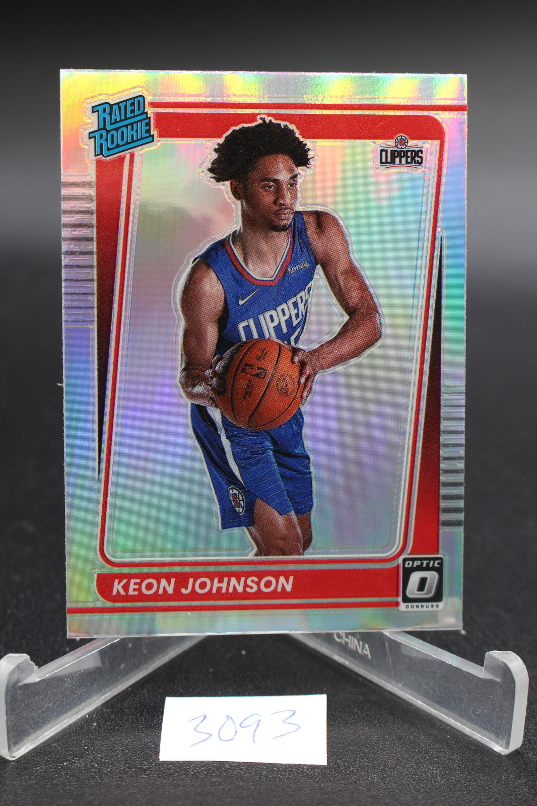 2021-22 #192 Keon Johnson Donruss Optic Basketball Rated Rookie Silver Prizm