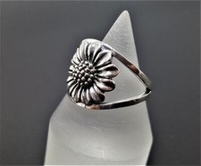 925 Sterling Silver Daisy Ring Sunflower Ring Sun flower Design
